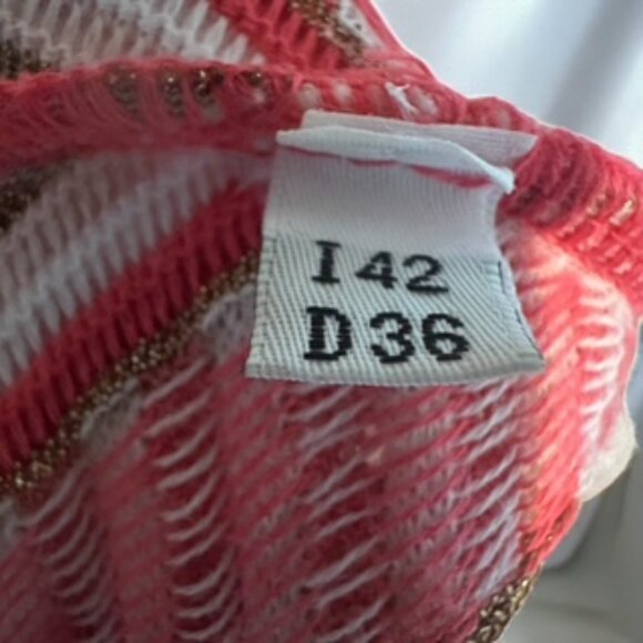 BLUMARINE BLUEGIRL KNIT DRESS IT42 US 6 Made in Italy - Picture 4 of 7